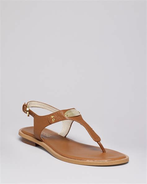 michael kors flat sandals sale|michael kors flat thong sandals.